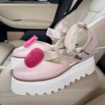 Pantofi piele naturală Elvyra patratele ticlam