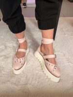 Pantofi piele naturală Rovigo roz pal - imagine 4