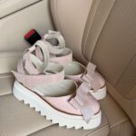 Pantofi piele naturală Aurelle roz pal