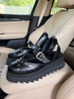 Pantofi piele naturală Rovigo negru - imagine 6