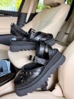 Pantofi piele naturală Rovigo negru - imagine 5