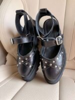 Pantofi piele naturală Rovigo negru - imagine 3