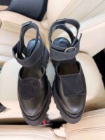 Pantofi piele naturală Elvyra negru - imagine 5