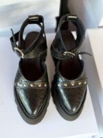 Pantofi piele naturală Avelia croco - imagine 4