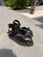 Pantofi piele naturală Aurelle croco