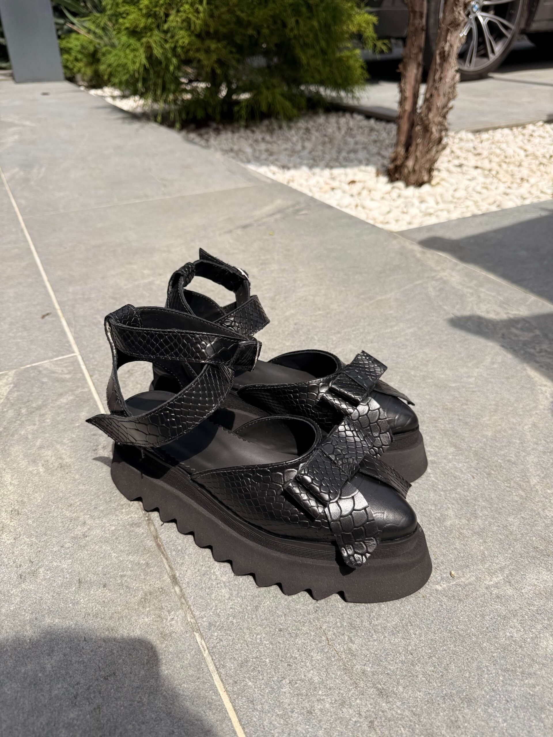 IMG_6238 Pantofi piele naturală Aurelle croco - imagine 1