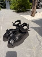 Pantofi piele naturală Aurelle croco - imagine 2