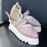 Pantofi piele naturală Rovigo sarpe somon
